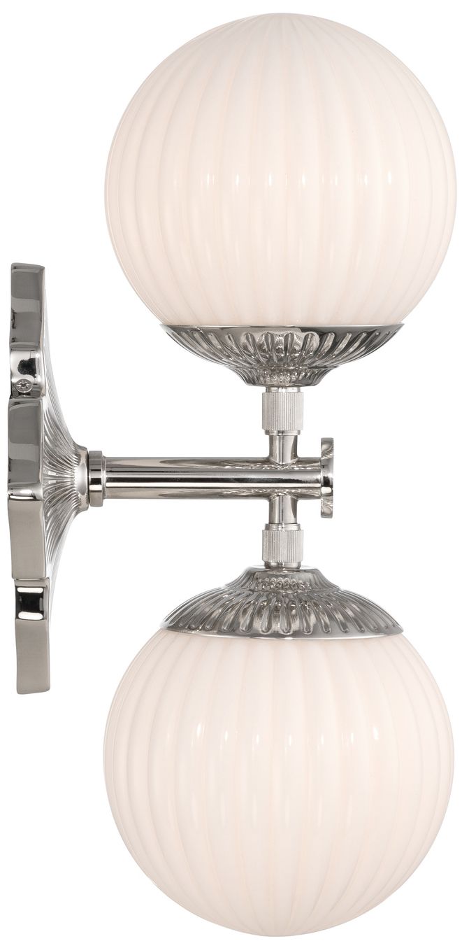 Thumbnail4 of Crystorama Orly 7.5'' Polished Nickel Sconce more views