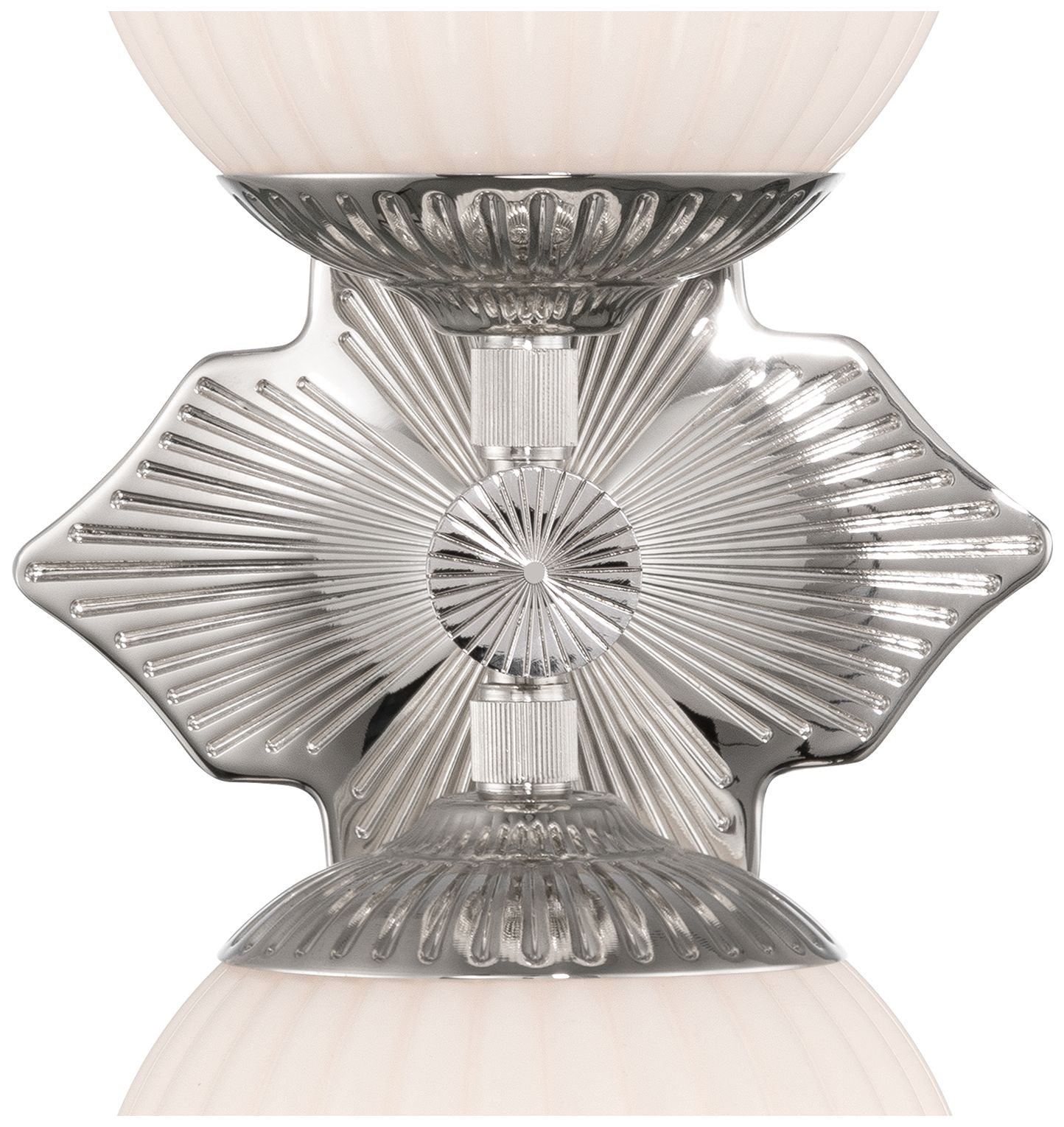 Crystorama Orly 7.5'' Polished Nickel Sconce