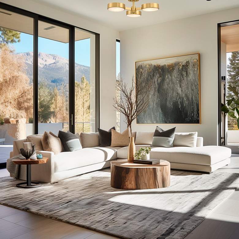 Image 5 Crystorama Orson 22 1/2"W Modern Gold 3-Light Ceiling Light more views