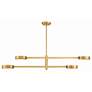 3_Crystorama Orson 4 Light Modern Gold Chandelier more views