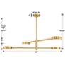 5_Crystorama Orson 4 Light Modern Gold Chandelier more views