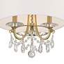 2_Crystorama Othello 14"W Vibrant Gold 3-Light Ceiling Light more views
