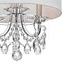 Crystorama Othello 15" Wide Polished Chrome Drum Shade Chandelier