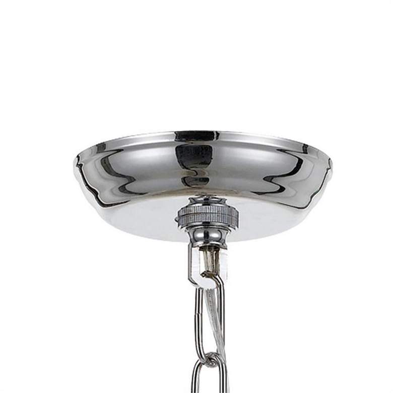 Image 6 Crystorama Othello 15" Wide Polished Chrome Drum Shade Chandelier more views