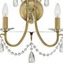 Crystorama Othello 16" High Vibrant Gold 2-Light Wall Sconce