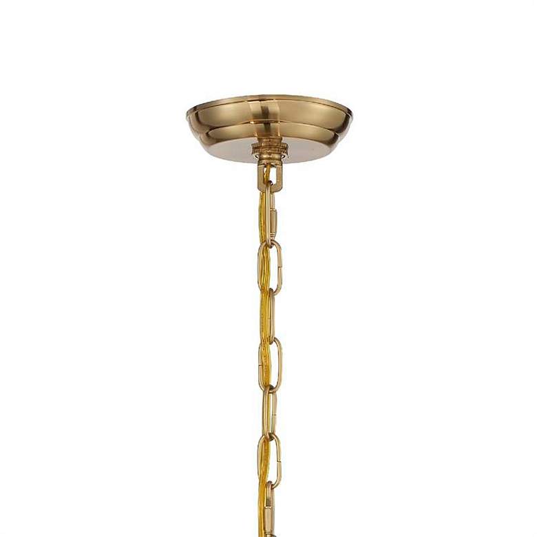 Image 4 Crystorama Othello 24" 5-Light Vibrant Gold Luxe Crystal Chandelier more views