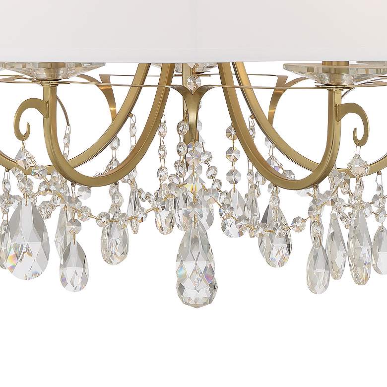 Image 4 Crystorama Othello 24 inch 5-Light Vibrant Gold Luxe Crystal Chandelier more views