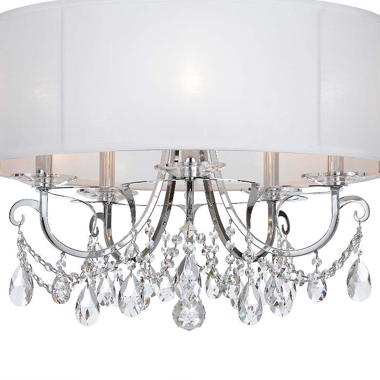 Image 5 Crystorama Othello 24"W Chrome 5-Light Crystal Chandelier more views