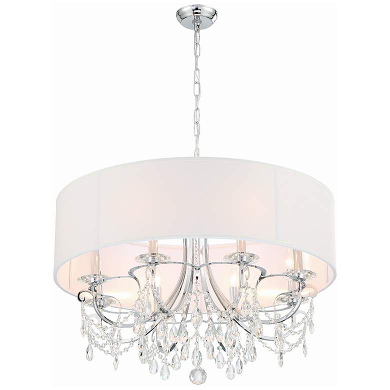Image 1 Crystorama Othello 32" Wide Polished Chrome 8-Light Chandelier
