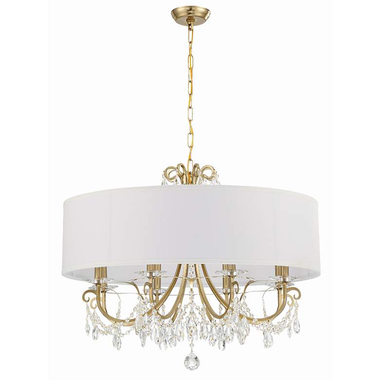 Image 3 Crystorama Othello 32" Wide Vibrant Gold 8-Light Chandelier more views