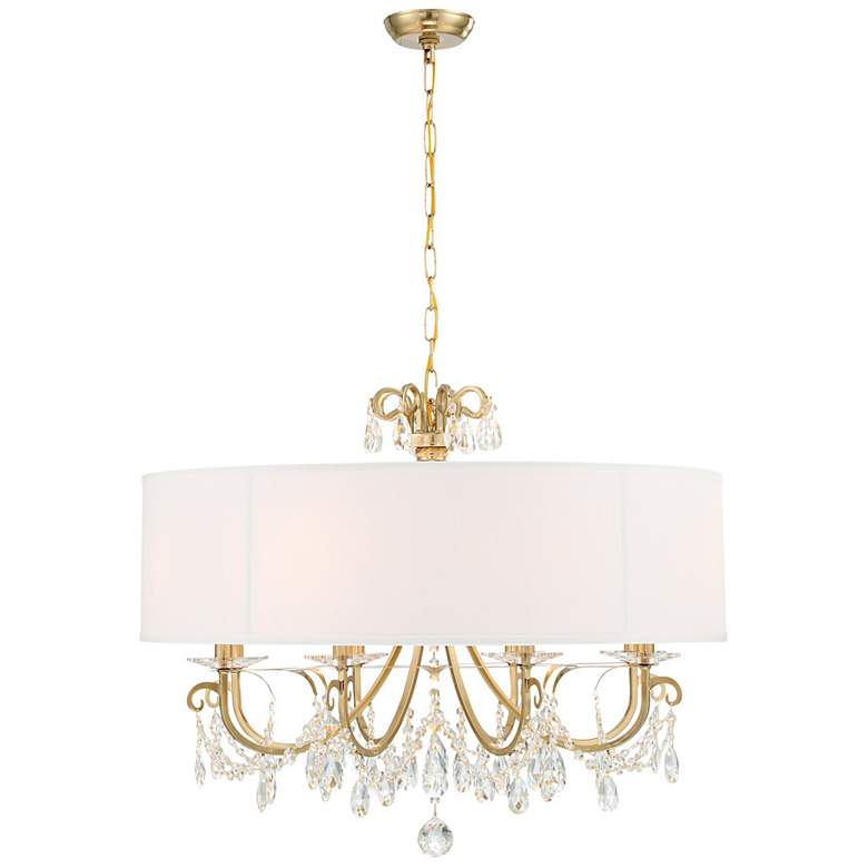 Image 4 Crystorama Othello 32" Wide Vibrant Gold 8-Light Chandelier more views