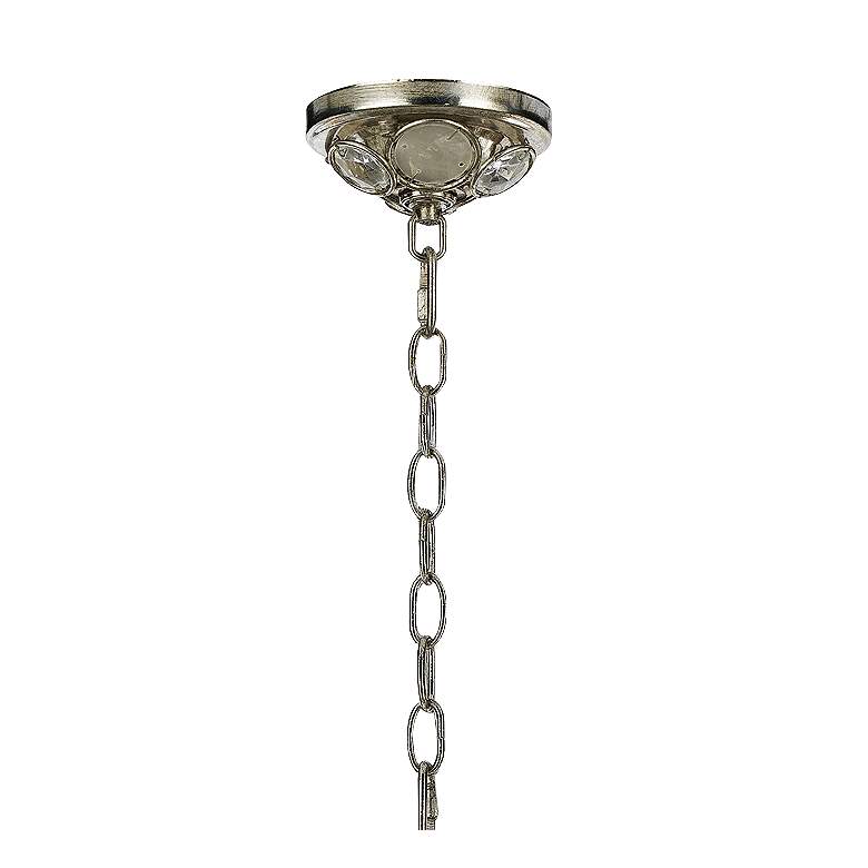 Image 4 Crystorama Palla 22 inch Wide Antique Silver Orb Pendant Light more views