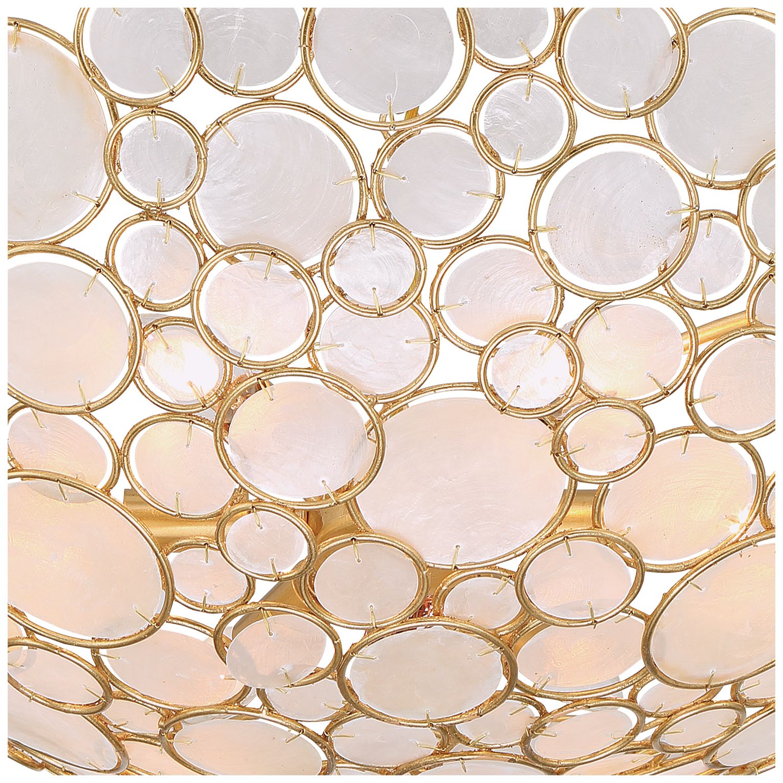 Image 5 Crystorama Palla 24.5'' Antique Gold Chandelier more views