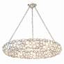 3_Crystorama Palla 32" Wide Antique Silver 8-Light Chandelier