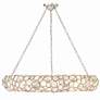 3_Crystorama Palla 32"W Antique Silver Ceiling Light more views