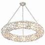 4_Crystorama Palla 32"W Antique Silver Ceiling Light more views