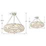 6_Crystorama Palla 6 Light Antique Silver Semi Flush Mount more views