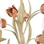 5_Crystorama Paris Flea Market 19" Wide Tulip Flower Chandelier more views