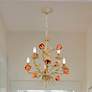 6_Crystorama Paris Flea Market 19" Wide Tulip Flower Chandelier more views