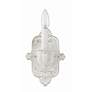 4_Crystorama Paris Market 9 1/2"H Antique White Wall Sconce more views