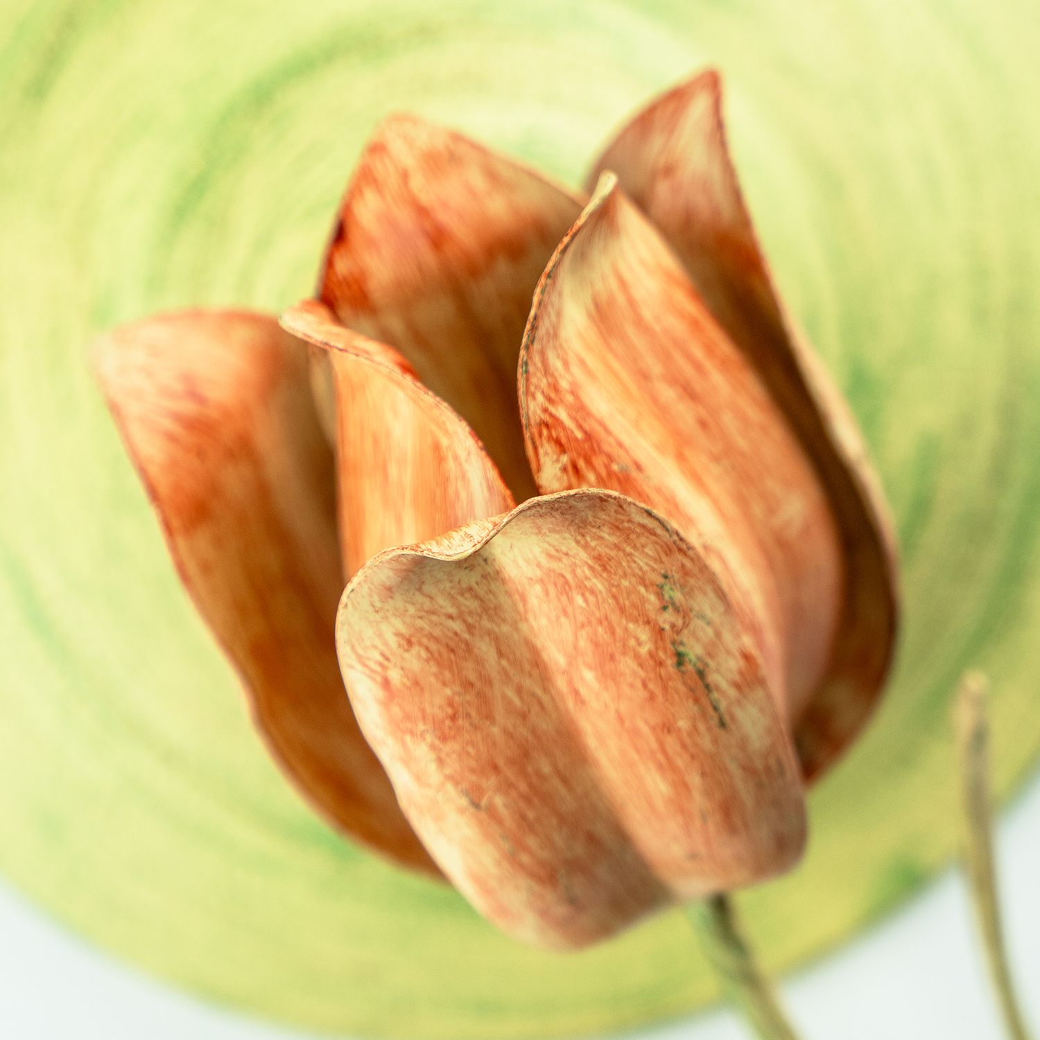 Crystorama Parisian Flower 22" Wide Art Glass Ceiling Light in scene