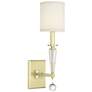 Crystorama Paxton 17" High Antique Gold Metal Wall Sconce