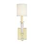 Thumbnail2 of Crystorama Paxton 17" High Antique Gold Metal Wall Sconce more views