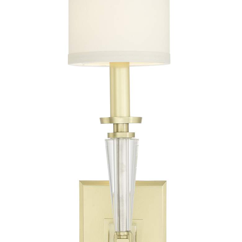 Image 4 Crystorama Paxton 17" High Antique Gold Metal Wall Sconce more views