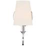 1_Crystorama Payton 11 3/4" High Polished Chrome Wall Sconce