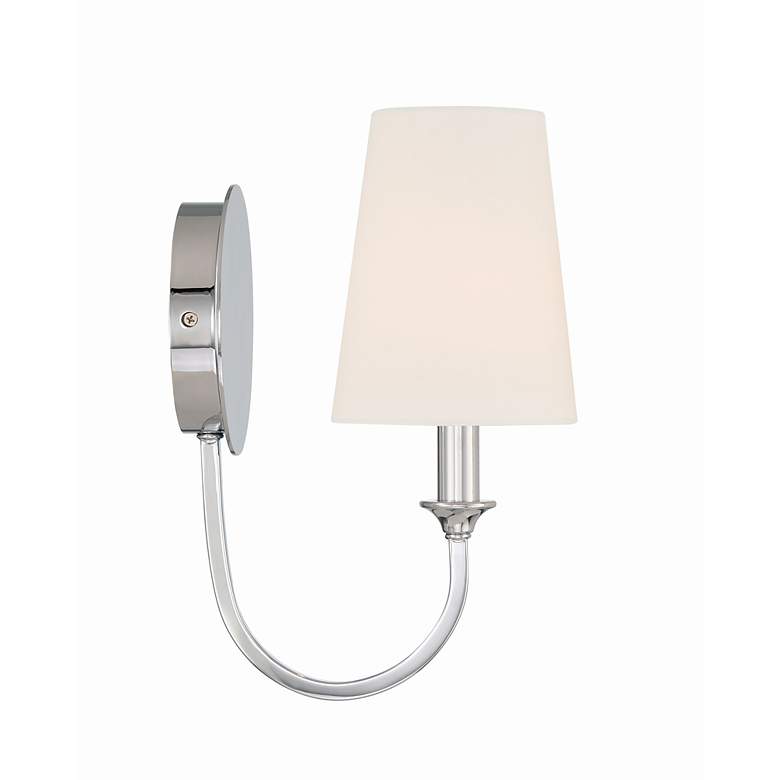 Image 2 Crystorama Payton 11 3/4" High Polished Chrome Wall Sconce more views