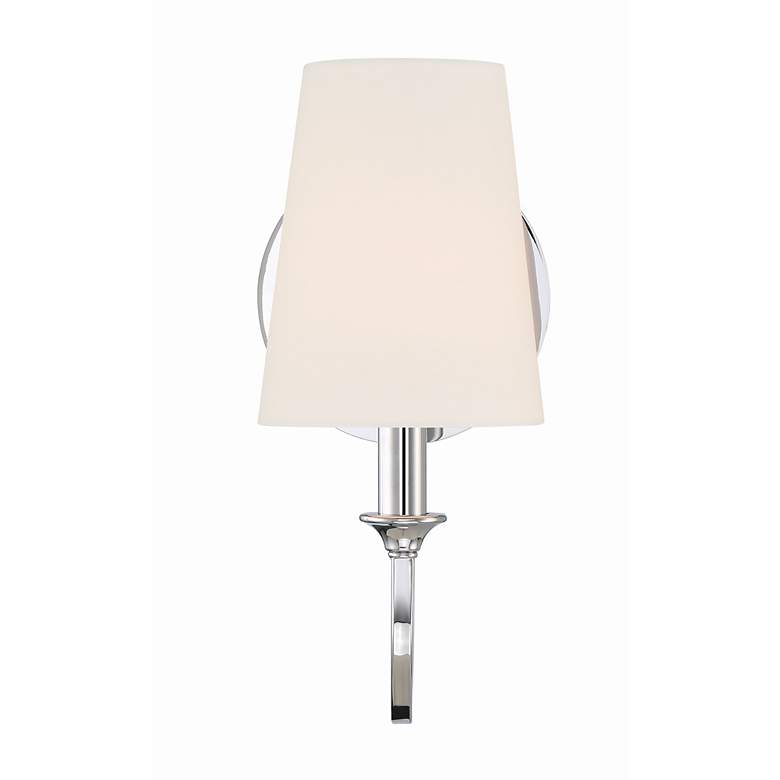 Image 3 Crystorama Payton 11 3/4" High Polished Chrome Wall Sconce more views