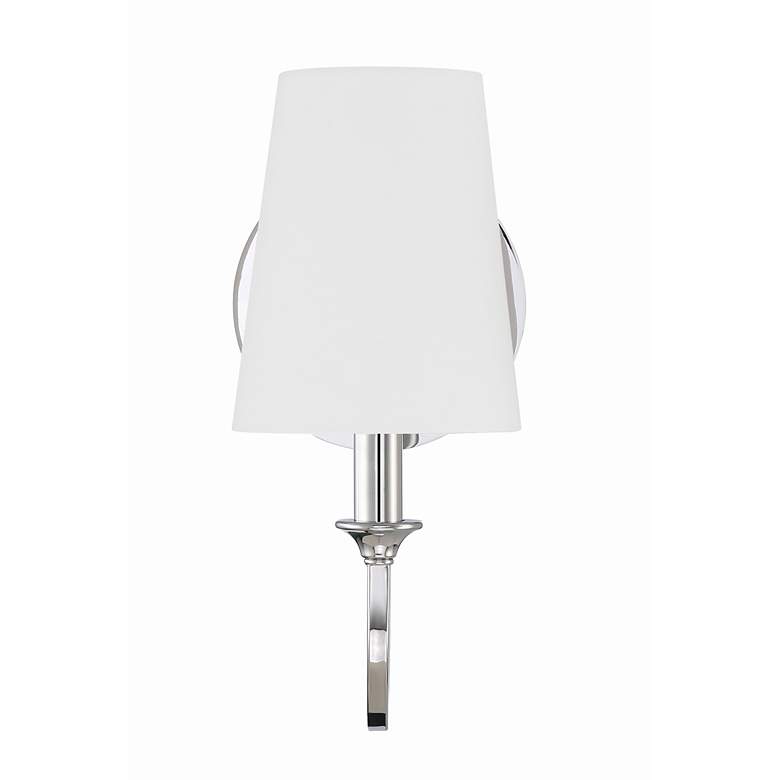 Image 4 Crystorama Payton 11 3/4" High Polished Chrome Wall Sconce more views