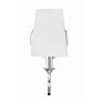 4_Crystorama Payton 11 3/4" High Polished Chrome Wall Sconce more views