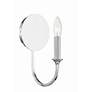 5_Crystorama Payton 11 3/4" High Polished Chrome Wall Sconce more views
