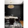 4_Crystorama Perla 26"W Antique Gold and Crystal Chandelier more views