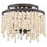 Thumbnail2 of Crystorama Poppy 15" Wide Forged Bronze Ceiling Light