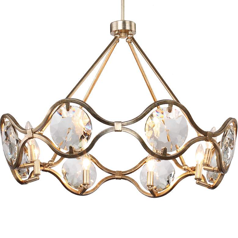 Image 4 Crystorama Quincy 29 1/2" Wide Distressed Twilight 8-Light Chandelier more views