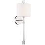 1_Crystorama Rachel 22" High Polished Nickel Wall Sconce