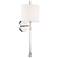 Crystorama Rachel 22" High Polished Nickel Wall Sconce