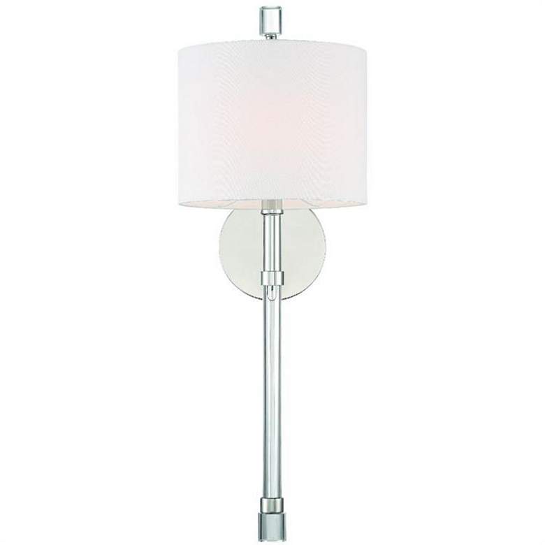 Image 3 Crystorama Rachel 22" High Polished Nickel Wall Sconce more views