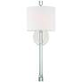 3_Crystorama Rachel 22" High Polished Nickel Wall Sconce more views
