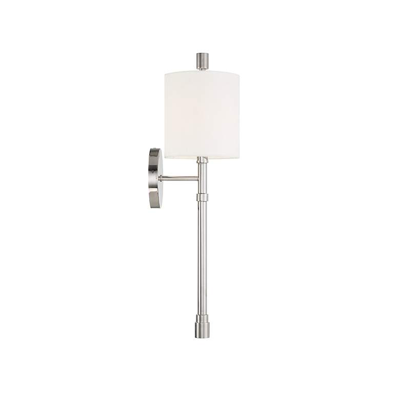Image 4 Crystorama Rachel 22" High Polished Nickel Wall Sconce more views