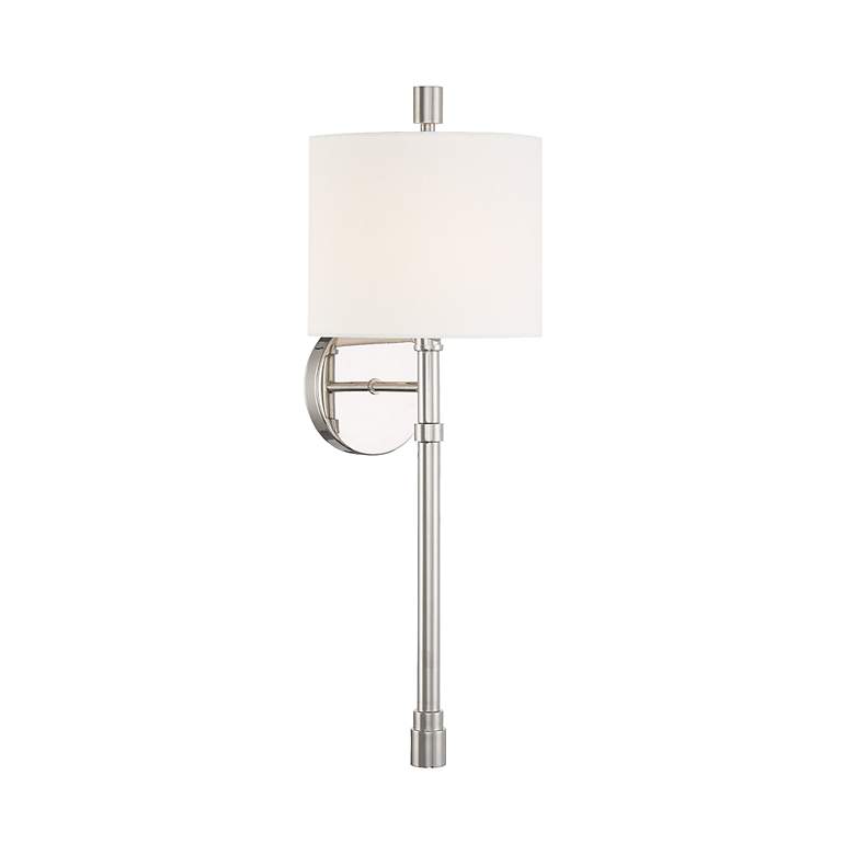 Image 5 Crystorama Rachel 22" High Polished Nickel Wall Sconce more views