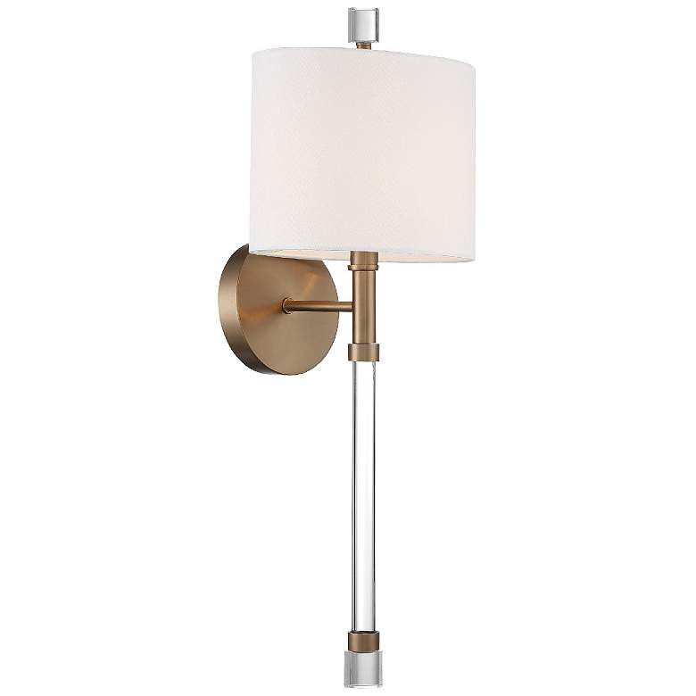 Image 2 Crystorama Rachel 22" High Vibrant Gold Wall Sconce