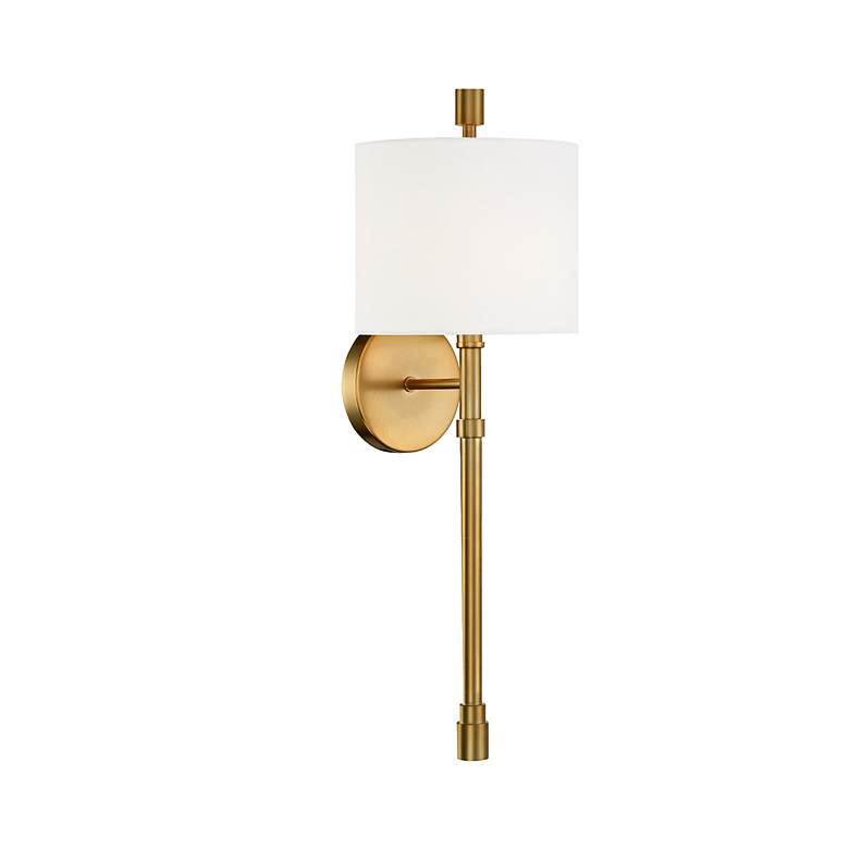 Image 5 Crystorama Rachel 22" High Vibrant Gold Wall Sconce more views