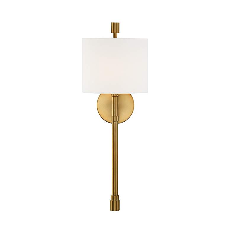 Image 6 Crystorama Rachel 22" High Vibrant Gold Wall Sconce more views