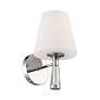 3_Crystorama Ramsey 10 1/2" High Polished Nickel Wall Sconce more views