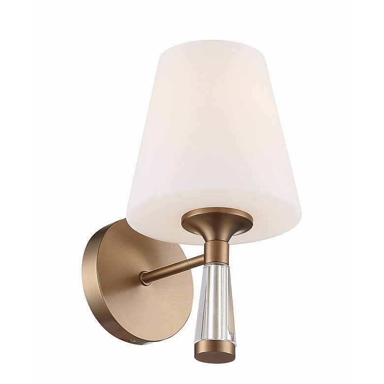 Image 2 Crystorama Ramsey 10 1/2" High Vibrant Gold Wall Sconce more views