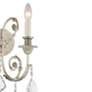 3_Crystorama Regis 15" High Olde Silver 2-Light Wall Sconce more views