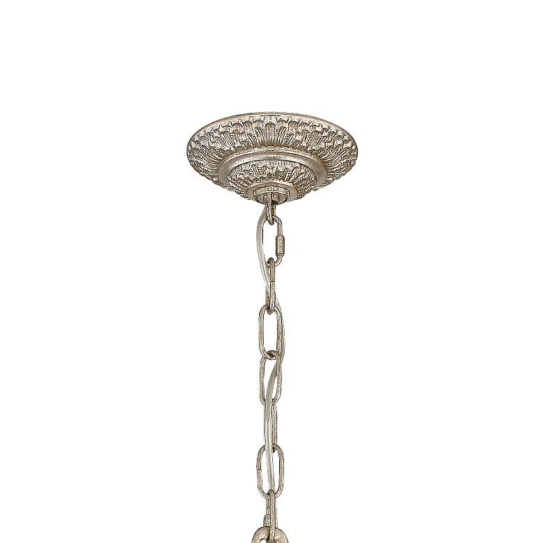 Image 4 Crystorama Regis 17 1/2" Wide Olde Silver Crystal 4-Light Chandelier more views